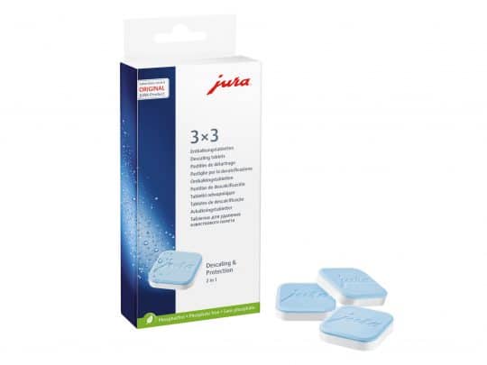 JURA tablettes de détartrage 2 phases (3x3 unités)