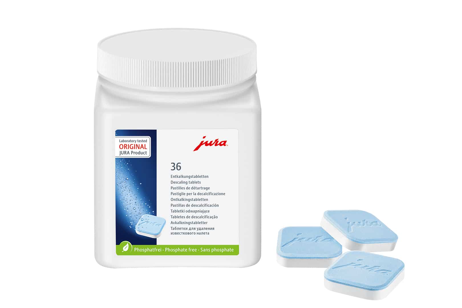 JURA tablettes de détartrage 2 phases (36 unités)