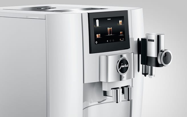 JURA J8 Piano White elegant modern design with illuminated interface