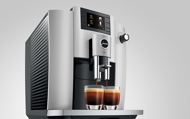 JURA E6 Platinum with Professional Aroma Grinder for maximum flavour