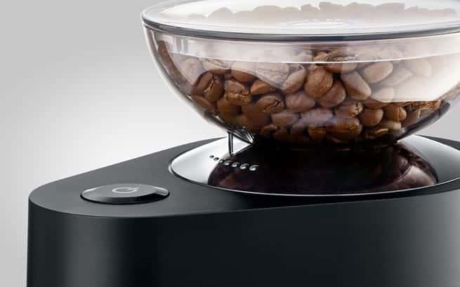 P.A.G. grinder ergonomic push-button and measuring glass