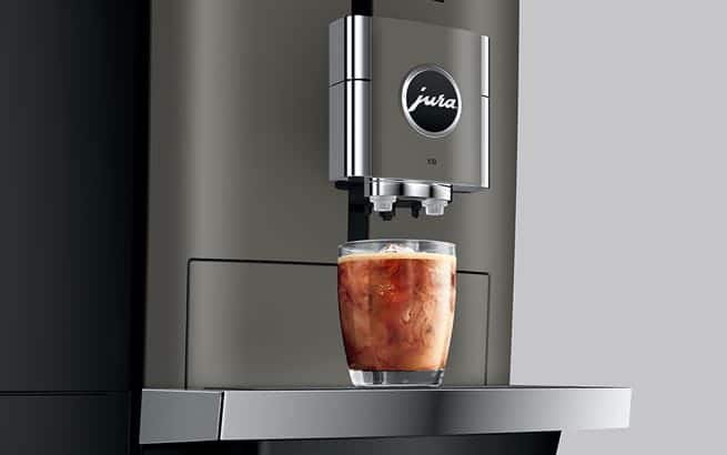 JURA X10 preparing Cold Brew coffee with Cold Extraction Process