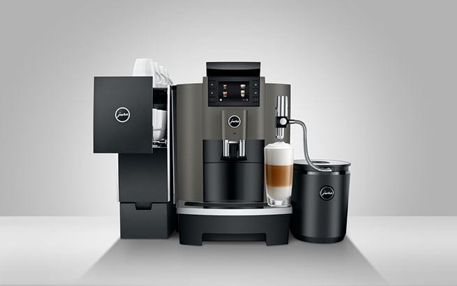 JURA W8 with PAG2 grinder delivering exquisite coffee specialties